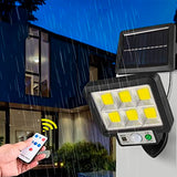 Foco led con placa solar y sensor de movimiento