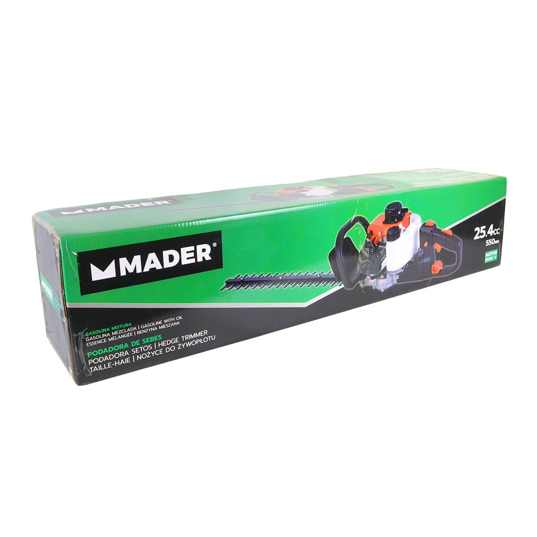 Podadora de Setos 25.4cc 550mm con Mango Giratorio - MADER