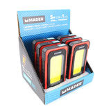 Linterna LED Recargable Solar con Powerbank MADER