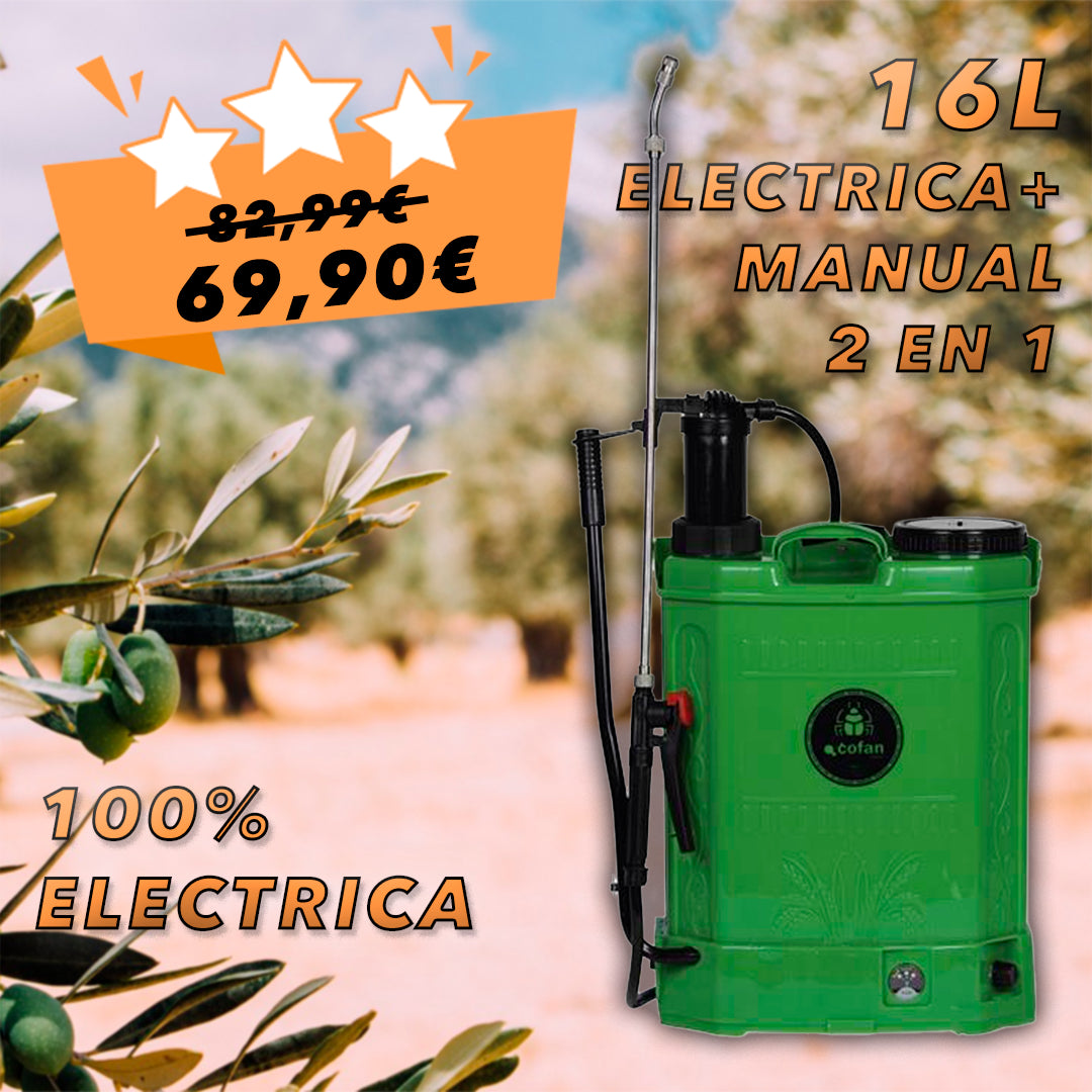 Mochila de Fumigar eléctrica 16L 2EN1 - COFAN®