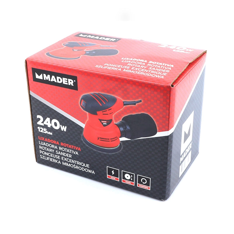 Lijadora Rotativa 240W 125 mm MADER Power Tools