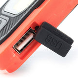 Linterna LED Recargable Solar con Powerbank MADER