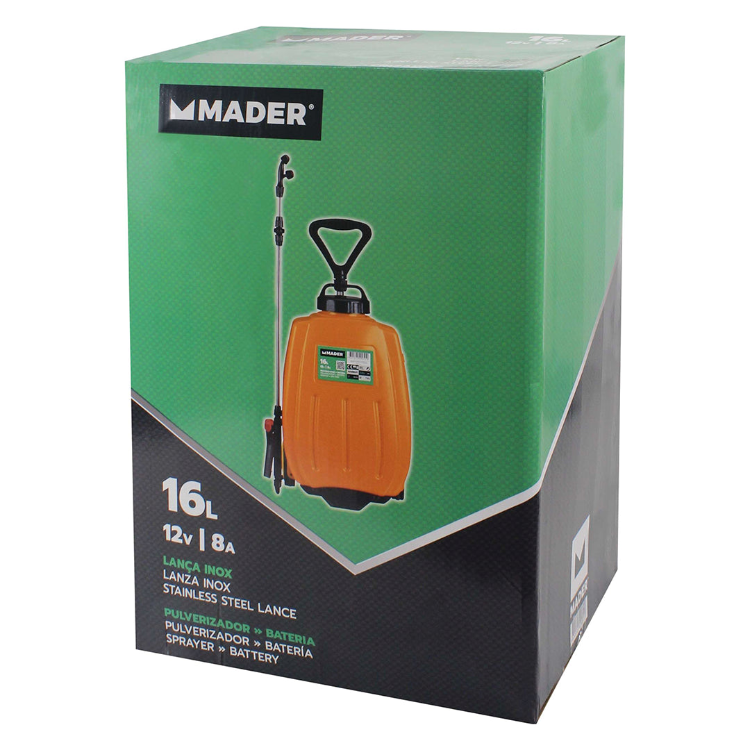 Mochila de Fumigar 100% eléctrica 16L con ruedas 2EN1 - MADER®