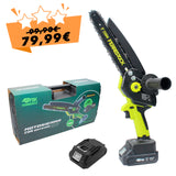 Mini Sierra de Poda 20CM Eléctrica a batería | FERRESTOCK | Con engrasador