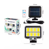 Foco led con placa solar y sensor de movimiento