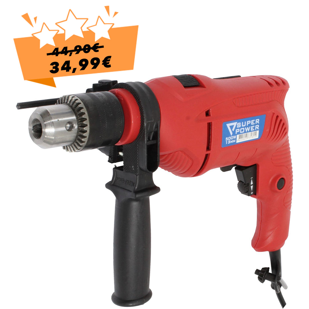 Taladro percutor de 500W | SUPER POWER