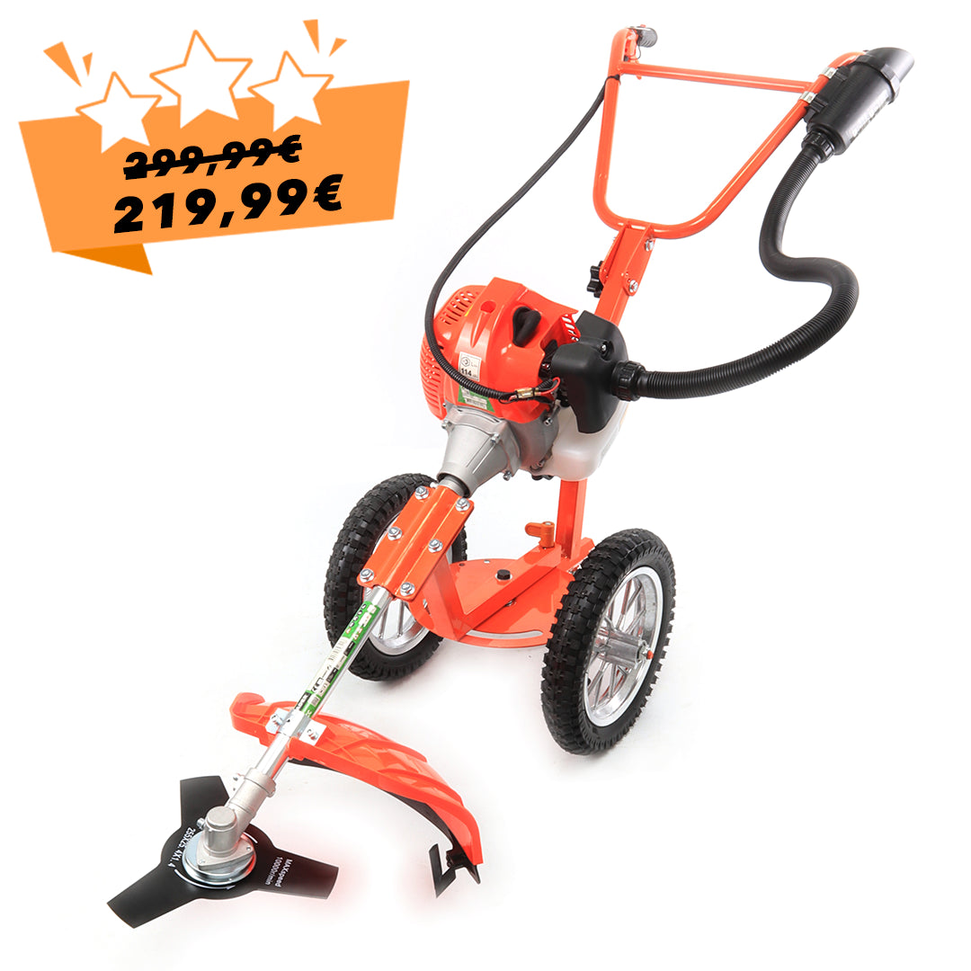 Desbrozadora Con Ruedas 52CC  (3 POSICIONES) - MADER®