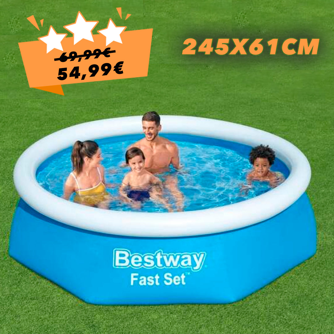 Piscina redonda hinchable - 244X61CM - BESTWAY