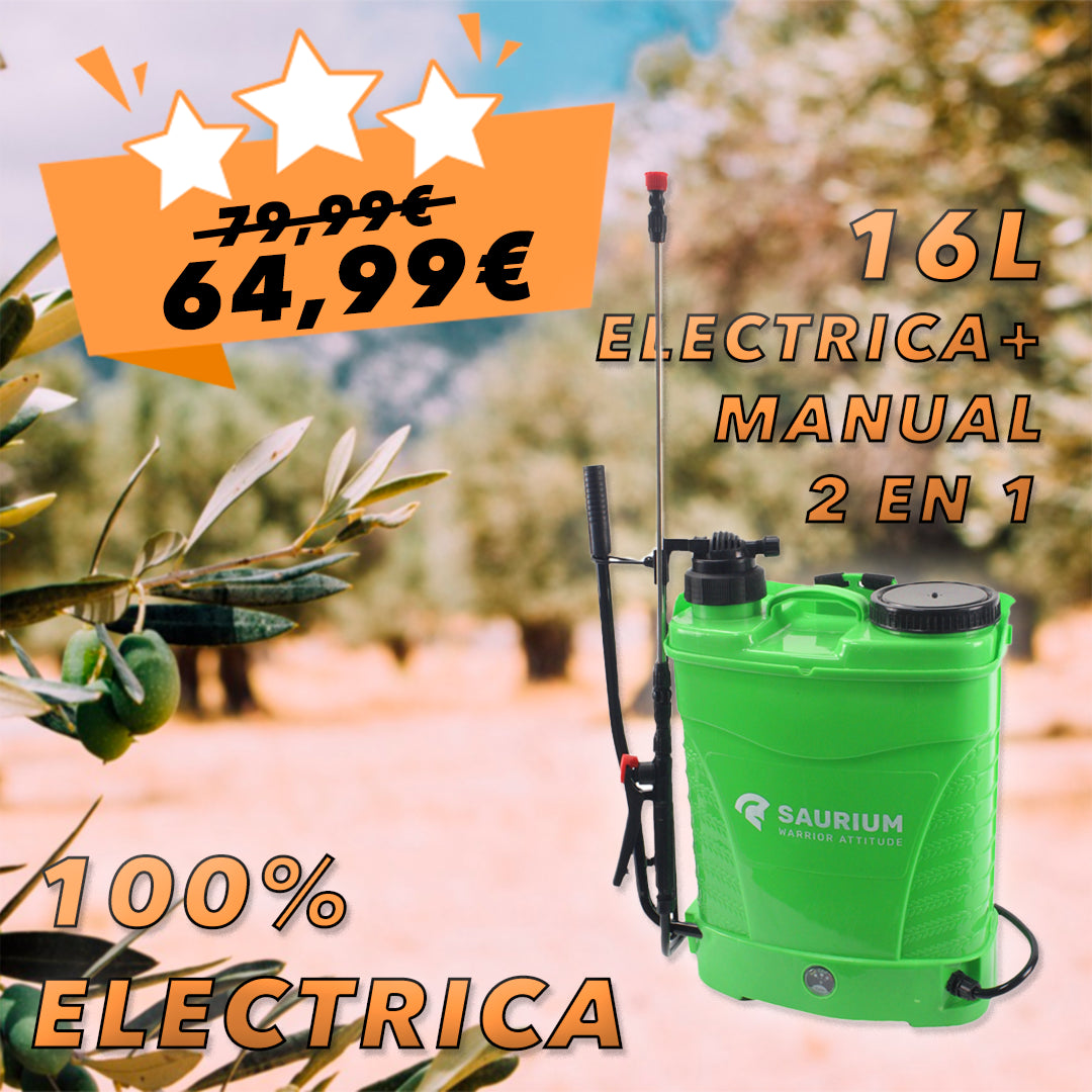 Mochila de Fumigar eléctrica 16L 2EN1 - SAURIUM®