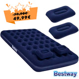 Cama hinchable + cojines para 2 personas | BESTWAY