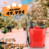 Mochila de Fumigar eléctrica 16L 2EN1 - SUPER POWER® - REACONDICIONADO