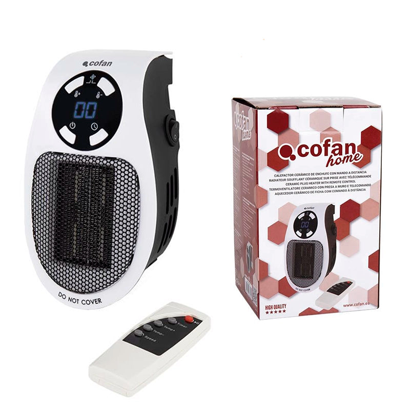 Calefactor cerámico portátil con mando a distancia | COFAN