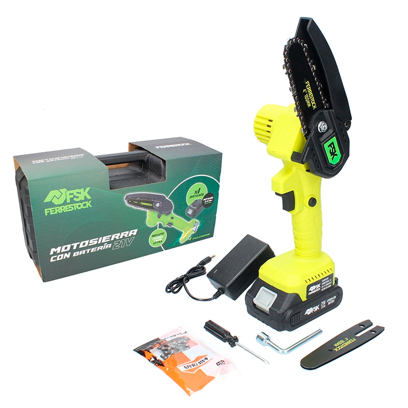 Mini Sierra de Poda Eléctrica a batería | FERRESTOCK