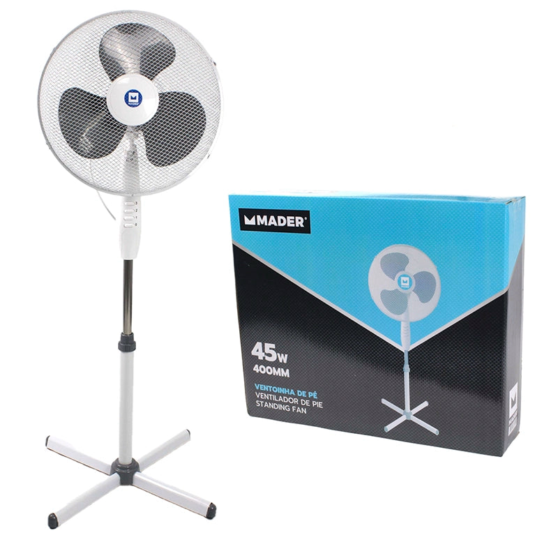 Ventilador de pie telescópico con 3 posiciones MADER